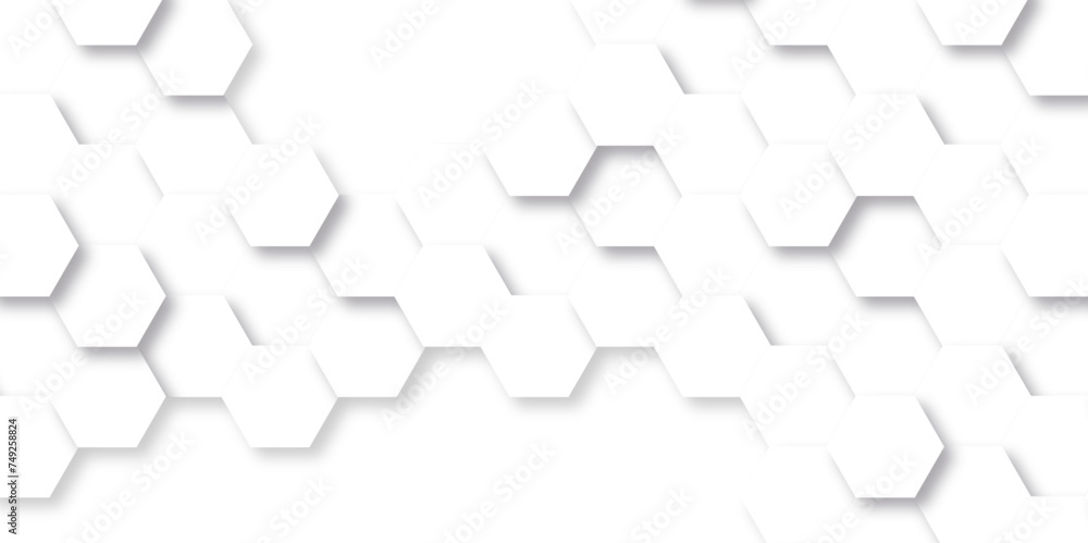 Wall mural abstract background with hexagon, modern abstract vector polygonal pattern. futuristic abstract hone