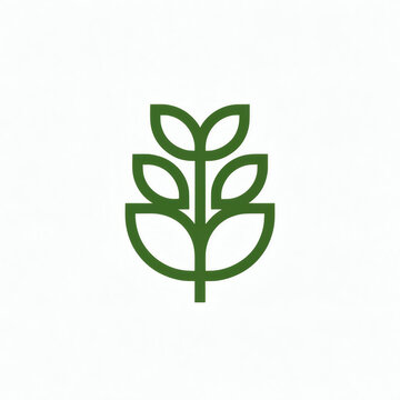 Minimalist Plant Icon