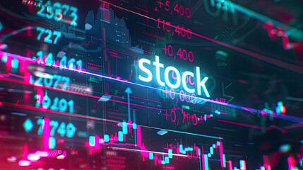 Technology Stock with text