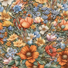 Fototapeta premium colorful flower background