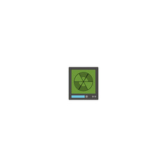 Fototapeta premium set of vector element army combat tools combat