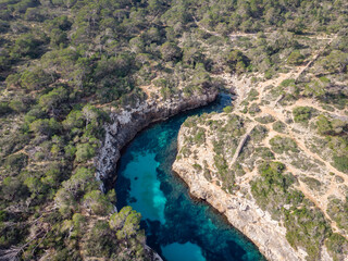 Cala Beltran, Llucmajor, Mallorca, Balearic Islands, Spain