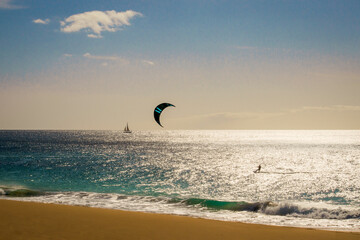 Kitesurfing at Sal Cape Verde