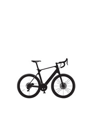 Bicycle silhouettes in different style. Vector illustration isolated on white background