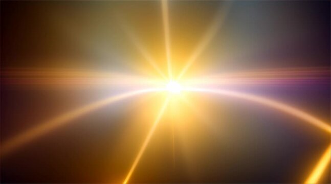 Sun and Earth Illuminate Space with Radiant Energy