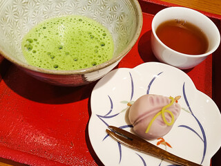 京都の抹茶と和菓子