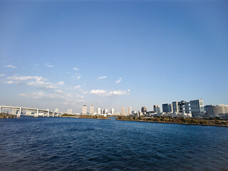 お台場を船から観覧