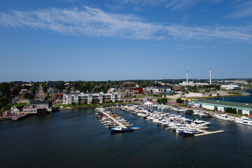 Hafen und Stadtansicht Charlottetown Prince Edward Island Kanada