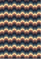 Colorful Seamless Pattern Background Illustration