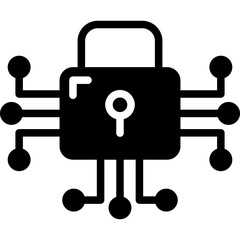Security Vector Glyph Icon
