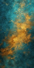 Fototapeta na wymiar Azure nebula background with stars and sand