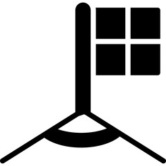 Corner Vector Glyph Icon