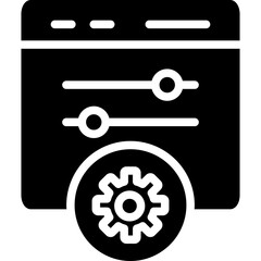 web-hosting-6 Vector Glyph Icon