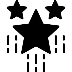 Star Vector Glyph Icon