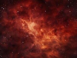Fototapeta na wymiar Burgundy nebula background with stars and sand