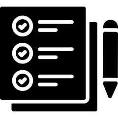 Document Vector Glyph Icon