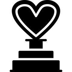 Trophy Vector Glyph Icon