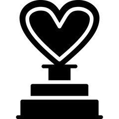 Trophy Vector Glyph Icon