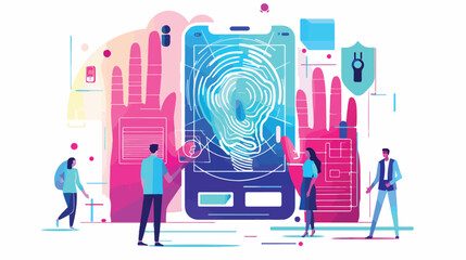 Biometric authentication secures access