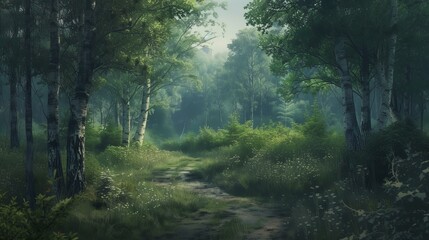Summer day at the forest 