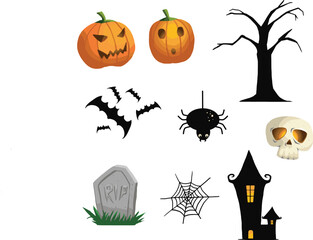 Halloween elements