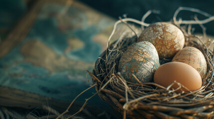 egg in nest