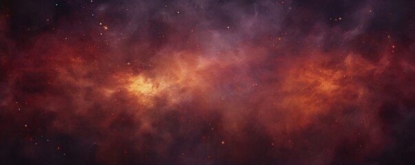 Fototapeta na wymiar Maroon nebula background with stars and sand