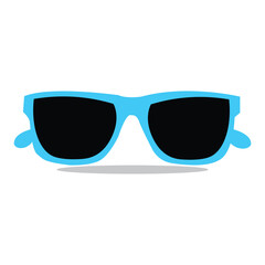 Modern sunglasses vector illustration with white background.

