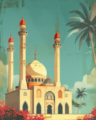 Eid ul filter Mubarak, Ramzan mubarak, Islamic background - obrazy, fototapety, plakaty