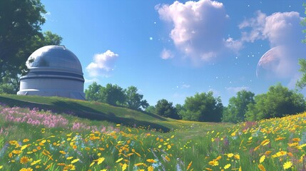 Summer day at the observatory
