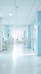 Entrance to a Private Hospital Clinic