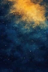 Navy Blue nebula background with stars and sand