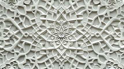 islamic background pattern with off-white colour