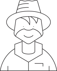 Man Character Avatar