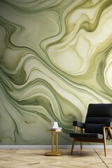 Olive marble pattern that has the outlines of marble, in the style of luxurious, poured 