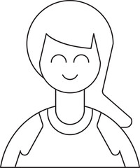 Obraz premium Woman Character Avatar