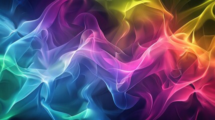 Obraz premium Abstract Energy Wave Composition