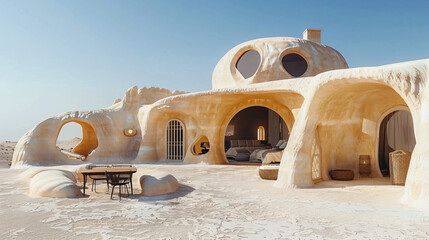 Star Wars houses in the desert of Tunisia