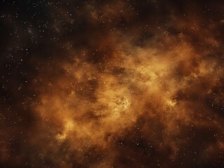 Tan nebula background with stars and sand