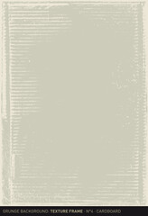 Grunge background: Vintage cardboard (Textured paper frame with lines in beige) - obrazy, fototapety, plakaty