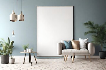 modern living room with furniture