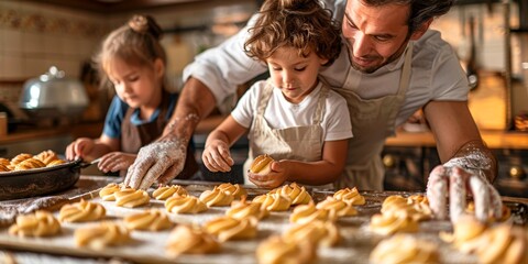 Culinary Adventures, A Father's Guide to Baking with Kids, Generative AI