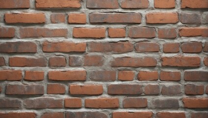 Obraz premium Subtle Brown Brick Wall Background Texture. AI Generated