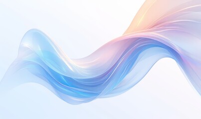 Gradient abstract wavy by  futuristic digital art style