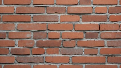 Fototapeta premium Brick Wall Texture in Warm Red and Brown Tones. AI Generated