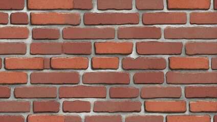 Obraz premium Textured Brown Brick Wall Background. AI Generated