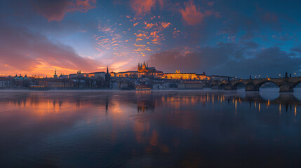 Fototapeta na wymiar View of Prague castle