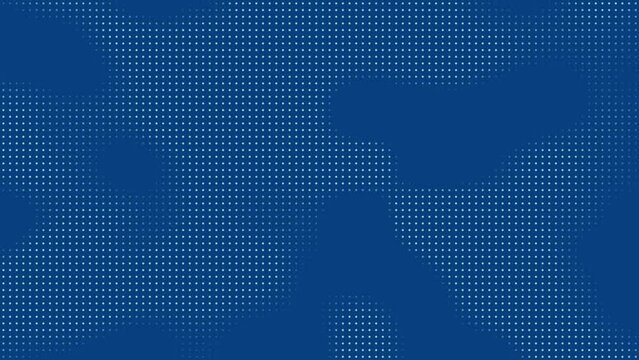 Abstract technology corporate background blue digital dots and grid looping texture
