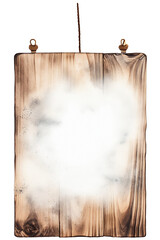 blank wooden sign, watercolour, isolated white background сreated with Generative Ai