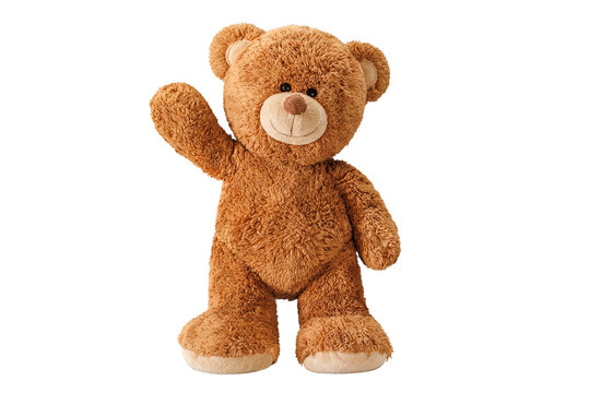 Naklejki  Cute teddy bear isolated on transparent background.PNG format